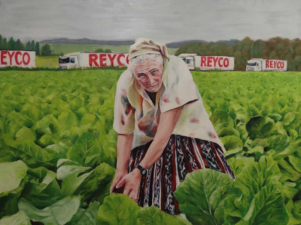 retrato campesina