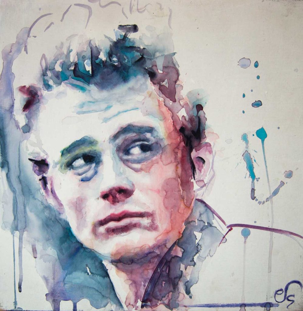 Retrato James Dean